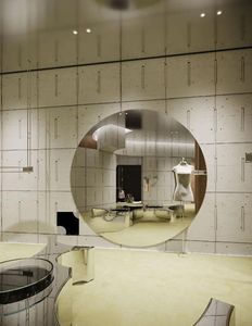 Panel prefabricado de cemento de agujero de gusano Retro de estilo industrial, tablero de hormigón de cara justa para decoración de tiendas de ropa - Product Image 3