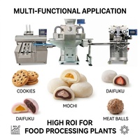 Machine industrielle à glace mochi |   Machine entièrement automatique pour la fabrication de Daifuku, ligne d'encrustage de mochi, ligne de production de mochi