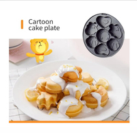 Machine à donuts, machine à gâteaux électrique 3 en 1, gaufrier et grille-pain à desserts détachable, équipée de plaques antiadhésives détachables