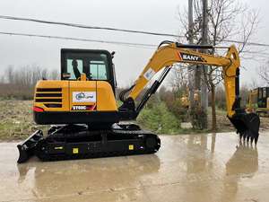 Mini-excavatrice d'occasion en promotion SANY SY60C 6 tonnes au prix le plus bas à vendre - Product Image 2