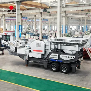 Lốp di động máy nghiền/di động đá vôi Máy Nghiền hàm, di động khai thác mỏ Máy Nghiền thiết bị cho mỏ đá dự án - Product Image 2