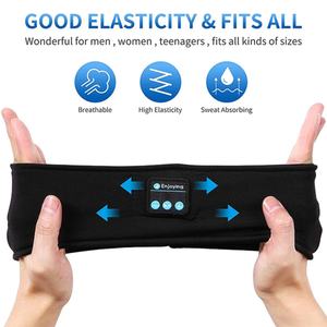 Casque audio portable pour dormir, masque pour les yeux, casque BT5.0, bandeau sans fil, casque stéréo HD ultra-fin intégré pour le sport - Product Image 2