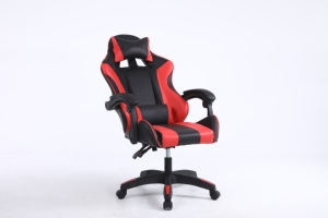 Silla giratoria plegable para juegos de carreras con logotipo personalizado, silla para ordenador de oficina, silla de cuero sintético OEM disponible - Product Image 4