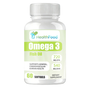 Vente en gros OEM : Complément alimentaire EPA DHA pour la santé cardiaque, cérébrale et du système immunitaire, capsules molles d'huile de poisson oméga 3 des grands fonds marins pour adultes - Product Image 1