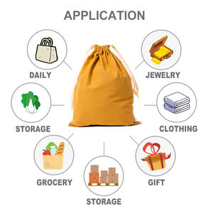 กระเป๋าเป้ผ้าแคนวาสมัสลินจากฝ้ายธรรมชาติรักษ์โลก - ของขวัญสั่งทำพิเศษและกระเป๋ากีฬา - Product Image 3