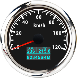 85mm דיגיטלי מד מהירות איפוס שבעה צבע LED אור אוניברסלי מד מרחק אופנוע מטר - Product Image 3