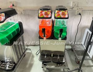 Machine à slush commerciale à 2 réservoirs, équipement de bar, fabricant de cocktails, mini slushice, glace pilée rapide, boisson glacée, machine à slush - Product Image 4