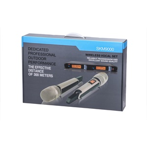 SKM9000 سعر جيد UHF نظام 2CH معدن محمول باليد للمؤتمرات/الغناء/الكاريوكي - Product Image 6