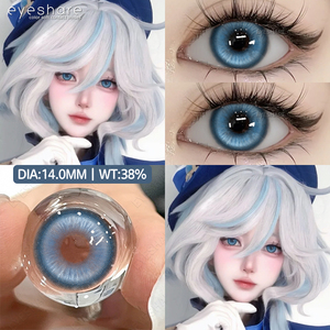 Lenti a contatto Eyeshare Triple Pupil DevilEye 14.5mm con effetto schizzi di sangue, spaventose, multi-occhio, per cosplay di Halloween. - Product Image 5