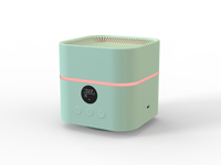 Purificateur d'air HEPA à 4 étages de filtration avec ions négatifs et stérilisation UVC pour chambre à coucher, bureau et petites pièces