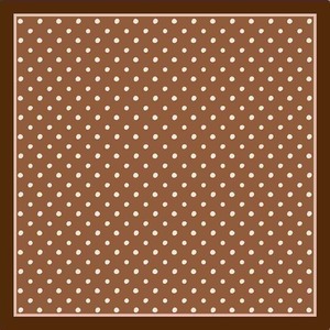 70x70cm Classic Vintage Polka Dot Digital Print Polyester Satin <b>Square</b> <b>Scarf</b> for Women - Product Image 2