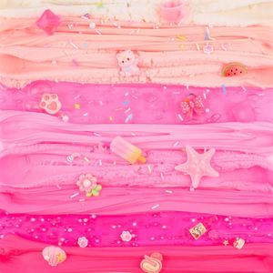 Colección de Slime Sorpresa de Cumpleaños con Frascos de Nubes de Cristal de Mantequilla y Adornos Decorativos, Set de Juego Imaginativo para Niños - Product Image 6