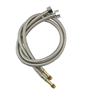 Manguera flexible trenzada de acero inoxidable 304, 1,6 MPa, para grifo, suministro de agua, lavabo de cocina, agua fría y caliente - Product Image 3