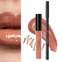 Kit de maquillage pour les lèvres en marque privée, gloss et crayon à lèvres pour femmes et filles, vente en gros, OEM, ODM, acheteurs, distributeurs, logo personnalisé
