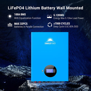 Amazing-offer OffGrid Solarr <b>Kit</b> 5000W 48VDC 120V 5.12KWH PowerWalls Battery 6 X 200 Watts Panels SGM-5K5E Original Amazing-offe - Product Image 3