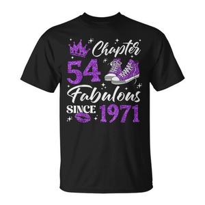 Capítulo 54 Fabulosa desde 1971 Camiseta para mujer del 54º cumpleaños - Product Image 1