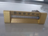 Termometer Merkuri Merah Kaca Tahan Getaran Industri
