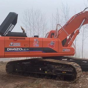 รถขุดตีนตะขาบ Doosan Dx420-7 มือสอง 42 ตัน คุณภาพสูง นำเข้าจากญี่ปุ่น พร้อมเครื่องยนต์ Isuzu และปั๊มไฮดรอลิก - Product Image 2