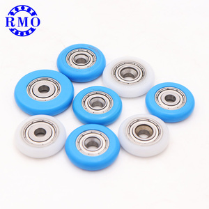 S695ZZ 5*20*6mm rodillo de cabina de ducha de acero inoxidable antioxidante rodamiento de tornillo de cabeza avellanada para baño rodillo de puerta de ducha Curvo - Product Image 3
