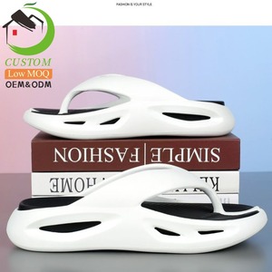 Tongs de sport décontractées pour hommes avec logo personnalisé, confortables, pour l'extérieur, la plage, <span class=keywords><strong>en</strong></span> EVA, vente <span class=keywords><strong>en</strong></span> gros, meilleures ventes avec sangle - Product Image 5