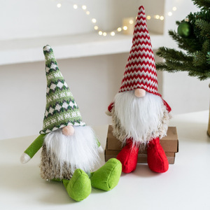 Nouveauté : Ornements de Noël en forme de vieil homme sans visage, lutins de Noël nordiques, décorations de Noël et accessoires pour la photographie - Product Image 2