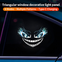 Luces LED Solares de Ambiente para Ventanas de Auto, Diseño Nuevo, Venta al Por Mayor, Luces Decorativas de Diseño Personalizado, Garantía de 12 Meses