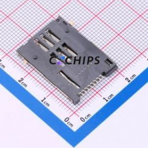 <b>SIM</b>-15A <b>SIM</b> <b>Card</b> Connector SMD Connector Self-Return Type Mini <b>SIM</b> <b>Card</b> <b>Card</b> <b>Holder</b> With <b>Card</b> Detection - Product Image 2