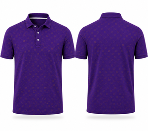 Polo de golf personnalisé pour hommes, polos imprimés performants, séchage rapide, extensible, respirant, fabricant OEM ODM, marque privée - Product Image 4