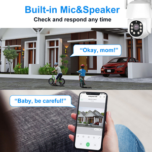 2MP Wifi Mini Tracking PT <b>Camera</b> Human Detection Function Dual Light Built-in Mic & Speaker 256G up to 100ft - Product Image 5