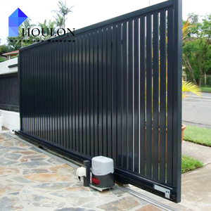 Mới nhất nhà chính trượt tự động thiết kế lối vào điện ngoài trời trackless nhôm đường lái xe gấp cổng - Product Image 6