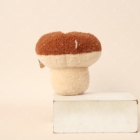 Jouet alimentaire de simulation Kawai, en peluche super douce en flanelle, anti-stress, design sandwich champignon, rembourrage en coton PP et nylon, conception personnalisée