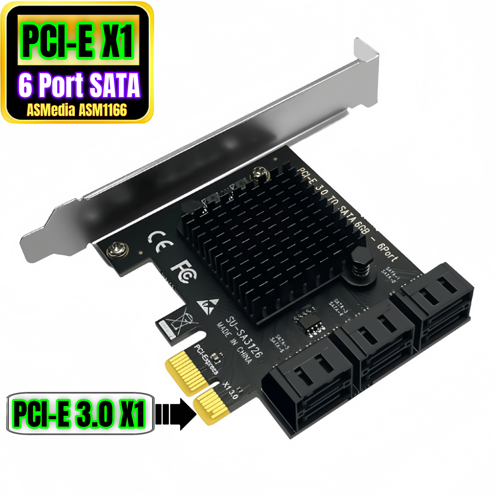 PCI-E X1 Port Black