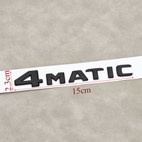 Lettres 3D en ABS, logo 4 Matic, emblème, badge pour coffre arrière de voiture, pour Mercedes Benz A B C E S GLA GLB GLC GLE, accessoires