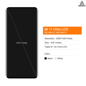 Pantalla AMOLED original para Xiaomi Mi 11, pantalla LCD Ultra, reemplazo de pantalla táctil M2102K1G, M2102K1C, pantalla OLED - Product Image 2