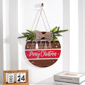 ของตกแต่งโต๊ะคริสต์มาส DAMAI ใหม่ แผ่นไม้ตัวอักษรมerry christmas ตุ๊กตาหิมะคนเฒ่า ตุ๊กตาคนเฒ่าทำจากไม้ - Product Image 6