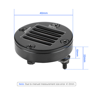 ลำโพงพกพา Samtronic 40 มม. AMT ทวีตเตอร์ 8 โอห์ม 4 โอห์ม 15-30 วัตต์ ไดอะแฟรมแม่เหล็กนีโอไดเมียม ลำโพงเสียงแหลม โลหะ - Product Image 2