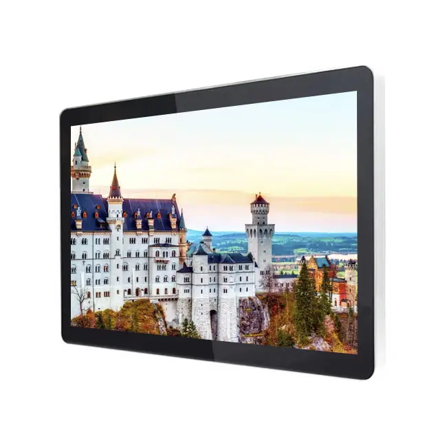 Outdoor 18.5" 1000nits Full HD Touch Screen LCD Monitor Commercial Displays For Healthcare/Hotel/Gyms and Fitness