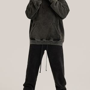 Fabricants de vêtements personnalisés, sweat-shirt vintage en coton 100% pour hommes, design personnalisé, sweat-shirt délavé au soleil - Product Image 4