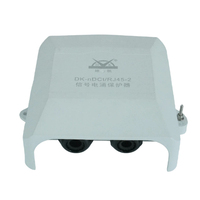 Parafoudre Ethernet Gigabit PoE Original DIKAI IP67 Extérieur RJ45 pour Réseaux CAT5 CAT6