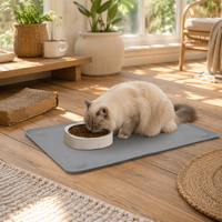 Tapis d'alimentation et d'entraînement universel en silicone pour animaux de compagnie, compatible lave-vaisselle