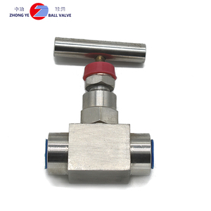 Valvola a sfera manuale di intercettazione DN6 J13W-100-320 tipo OEM Zhongye, flangia X ad alta pressione per tubazioni strumentali idriche - Product Image 5