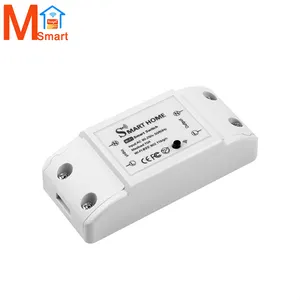 Sakelar Mini daya lampu modul Relay Universal pengendali jarak jauh nirkabel Wifi cerdas DIY otomatisasi rumah pintar dasar