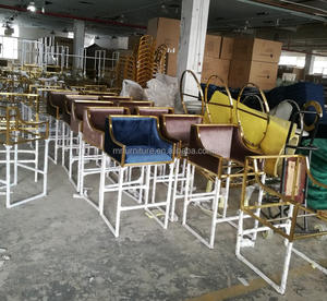 <span class=keywords><strong>Chaise</strong></span> de comptoir en velours, Offres Spéciales pouces, en acier inoxydable, <span class=keywords><strong>chaise</strong></span> de Bar, rembourrage en velours, pour maison et hôtel - Product Image 3