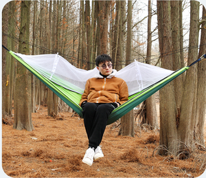 Amaca Portatile in Nylon 210t con Zanzariera, Design Moderno per Campeggio e Uso all'Aperto, Vendita Diretta dalla Fabbrica - Product Image 1