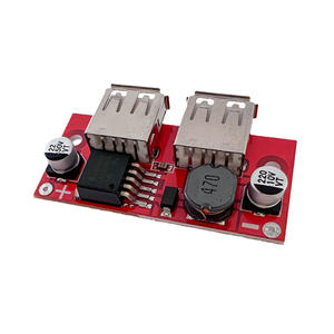 Module de chargeur de voiture double USB 5V 3A OKY3502-5, convertisseur abaisseur DC-DC avec puce LM2596 - Product Image 4