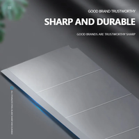 Couteau utilitaire multifonctionnel 6-en-1 en acier inoxydable à haute teneur en carbone, qualité industrielle, entièrement en acier renforcé, coupe-papier OEM
