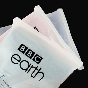 Reutilizable mate al por mayor St friendly bio degradable <span class=keywords><strong>Plas</strong></span> tela embalaje gran Camiseta <span class=keywords><strong>bolsa</strong></span> con cremallera - Product Image 4