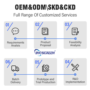 Ingscreen tầng thường vụ 4k tương tác màn hình cảm ứng k-loại cơ sở màn hình cho Android Wifi quảng cáo hiển thị kiosk - Product Image 6