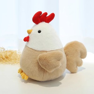 Juguete de Peluche de Pollo Pequeño y Adorable al por Mayor, Muñeco de Pollo de Granja para Decoración de Habitación de Niñas, Juguete de Peluche Suave de Pollo - Product Image 4