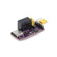 CH343 modul pengunduh UART 6Mbps, isolasi seri USB ke TTL 3.3V/5V terisolasi